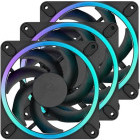 Ventilator Fractal Design Momentum 12 RGB 120mm Three Fan Pack Black