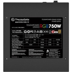 Thermaltake PS-TPG-0750FPCGEU-R, 80+ Gold, 750W