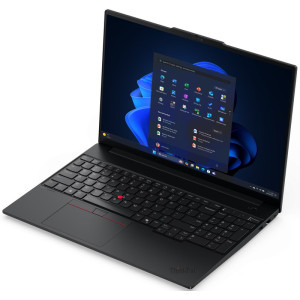 Lenovo 16'' ThinkPad E16 Gen 3, WUXGA IPS, Procesor AMD Ryzen™ 5 220 (16M Cache, up to 4.90 GHz), 16GB DDR5, 512GB SSD, AMD Radeon 740M, No OS, Black