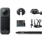 Camera video actiune Insta360 X5 Midnight Black Road Cycling Bundle (Independent)