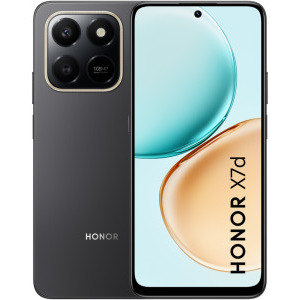 Honor X7d, 128GB, 6GB RAM, Dual SIM, 4G, Tri-Camera, Velvet Black
