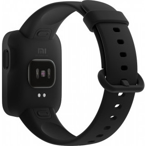 Xiaomi Mi Watch Lite, policarbonat negru, curea TPU negru + GPS, 12 moduri sport, Rezistent la apa, senzor HR, autonomie pana la 9 zile