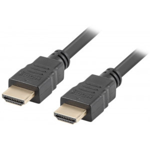 Cablu video Lanberg HDMI Male - HDMI Male, v1.4, 1.8m, negru