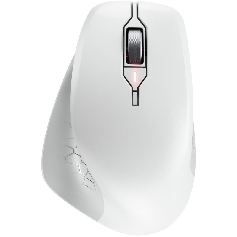 Mouse Cherry Stream Comfort, 4000 DPI, Wireless 2.4 GHz, USB (Alb/Gri) - imagine 2