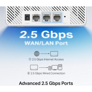 MERCUSYS 2.5Gigabit Halo H37BE Dual-Band WiFi 7 2buc