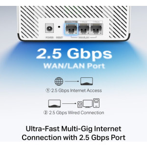 MERCUSYS 2.5Gigabit Halo H27BE Dual-Band WiFi 7 2buc