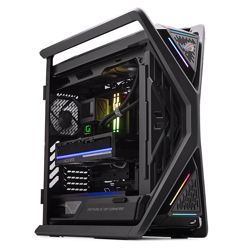 PC Gaming GREUCEANU Legendar Powered by ASUS BTF, Intel Ultra 9-285K 3.7GHz, 64GB DDR5, 2TB SSD, RTX 5090 32GB GDDR7, Iluminare RGB, Windows 11 Home (Game Ready)