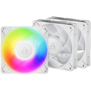 Ventilator ARCTIC AC P12 Pro ARGB 120mm White Three Fan Pack