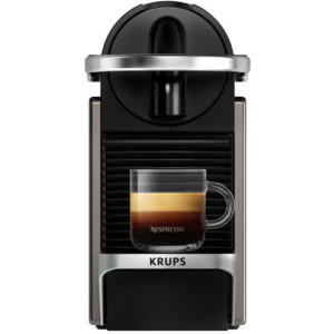 Nespresso by Krups Pixie Titan XN306T10, 1260W, 19bar, 0.9L, Negru/Gri