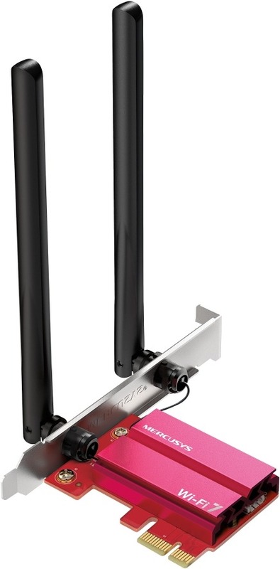 Placa de retea wireless MERCUSYS MA37BE BE6500 Tri-Band Wi-Fi 7 Bluetooth 5.4