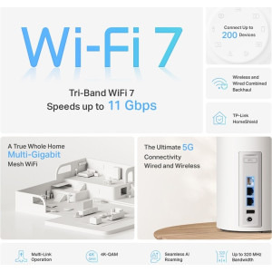 TP-LINK 5Gigabit Deco BE65 Pro Tri-Band WiFi 7 2buc