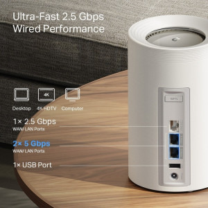 TP-LINK 5Gigabit Deco BE65 Pro Tri-Band WiFi 7 3buc