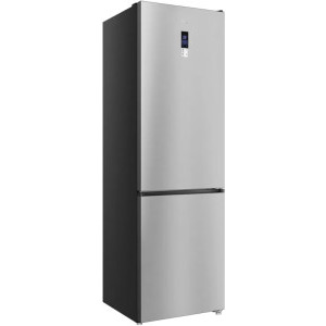 TCL RP409BLE0, 409 L, Clasa E, Total No Frost, Inverter, T-Fresh, Multi-Air flow, Control electronic, 185 cm, Argintiu