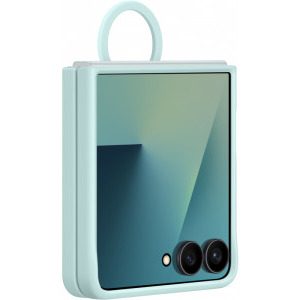 Samsung Protectie pentru spate Silicone Ring Mint pentru Galaxy Z Flip7