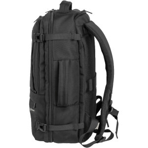 Natec Rucsac laptop Camel Lite, 15.6 inch, 19L, 3 compartimente, cabin sized, colectia Travel, Negru
