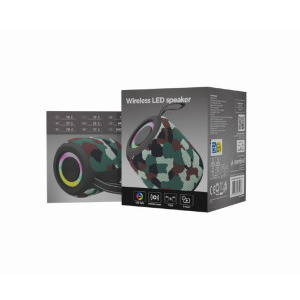 Gembird Boxa portabila TWS BT LED Camo