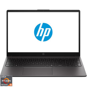 Laptop HP 15.6 255R G10, FHD, Procesor AMD Ryzen™ 5 7535U (16M Cache, up to 4.55 GHz), 8GB DDR5, 512GB SSD, AMD Radeon 660M, Free DOS, Dark Ash Silver