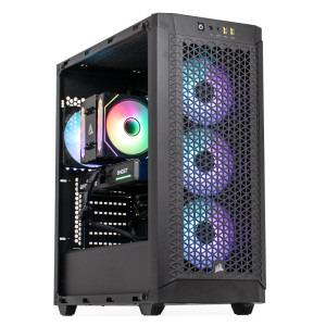 PC Gaming BALAUR Epic Ultra, Intel i5-14400F 2.5GHz, 32GB DDR5, 1TB SSD, RTX 5060 8GB GDDR7, Iluminare RGB