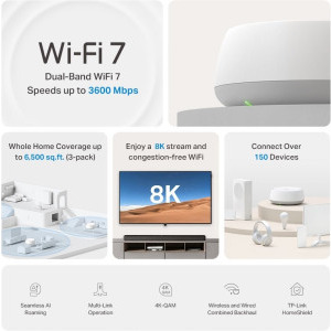 TP-LINK Gigabit Deco BE22 Dual-Band WiFi 7