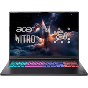 Acer Gaming 18'' Nitro 18 AI AN18-61, WQXGA IPS 165, Procesor AMD Ryzen™ Al 7 350 (16M Cache, up to 5.0 GHz), 32GB DDR5, 1TB SSD, GeForce RTX 5070 Ti 12GB, Win 11 Home, Obsidian Black
