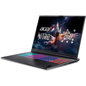 Acer Gaming 18'' Nitro 18 AI AN18-61, WQXGA IPS 165, Procesor AMD Ryzen™ Al 7 350 (16M Cache, up to 5.0 GHz), 32GB DDR5, 1TB SSD, GeForce RTX 5070 Ti 12GB, Win 11 Home, Obsidian Black