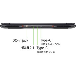 Acer Gaming 18'' Nitro 18 AI AN18-61, WQXGA IPS 165, Procesor AMD Ryzen™ AI 9 365 (24M Cache, up to 5.0 GHz), 32GB DDR5, 1TB + 1TB SSD, GeForce RTX 5070 Ti 12GB, No OS, Obsidian Black