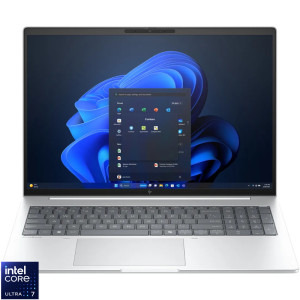 Laptop HP 16 EliteBook 8 G1i 16, WUXGA, Procesor Intel® Core™ Ultra 7 255H (24M Cache, up to 5.10 GHz), 32GB DDR5, 1TB SSD, Intel Integrated Graphics, Win 11 Pro, Glacier Silver