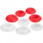 Accesoriu gaming Marvo Capace din silicon pentru gamepad Red/White