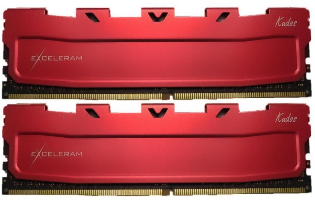 Memorie Exceleram Red Kudos 16GB DDR4 3000MHz CL16 1.35v Dual Channel Kit