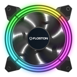 Floston HALO RGB Rainbow LED 120mm Three Fan Pack