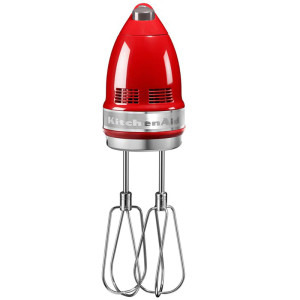 KitchenAid Mixer de mana 5KHM9212EER, 85 W, 1300rpm, 9 viteze, Rosu
