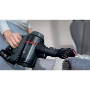 Bosch vertical Unlimited 7, BCS711A, 3 trepte de putere, 0.3L, Motor TurboSpin, Tija flexibila, Functie Quick Stand, Gri