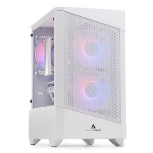 Gaming DRAGON Epic Max Alb, Intel i5-12400F 2.5GHz, 32GB DDR4, 1TB SSD, RTX 4070 12GB GDDR6, Iluminare RGB