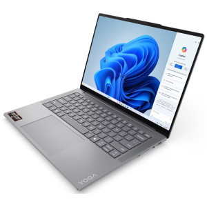 Lenovo 14.5'' Yoga Pro 7 14ASP9, 2.8K OLED 120Hz, Procesor AMD Ryzen™ AI 9 365 (24M Cache, up to 5.0 GHz), 32GB LPDDR5X, 1TB SSD, AMD Radeon 880M, Win 11 Pro, Luna Grey, 3Yr Onsite Premium Care