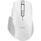 Mouse Trust OZAA+ Multi-Device, silentios, compact, Bluetooth + 2.4GHz, 800-3200 DPI, White
