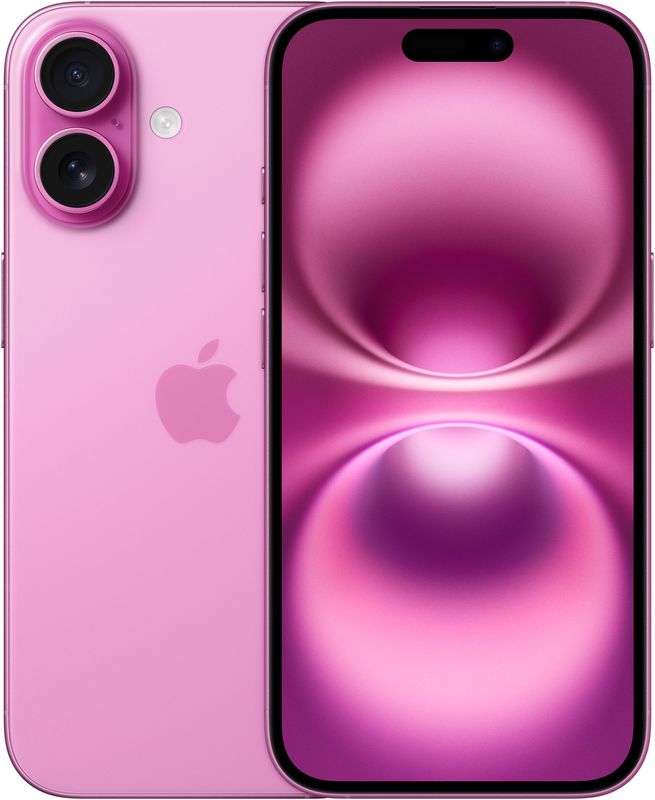 Smartphone Apple iPhone 16, 128GB, 5G, Pink