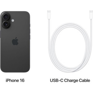 Apple iPhone 16 Plus, 512GB, 5G, Black