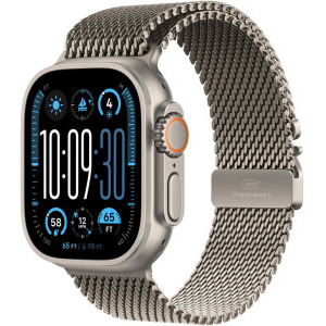 SmartWatch Apple Watch Ultra 2 v2, Cellular, 49mm Carcasa Titanium, Natural/Natural Titanium Milanese Loop - M