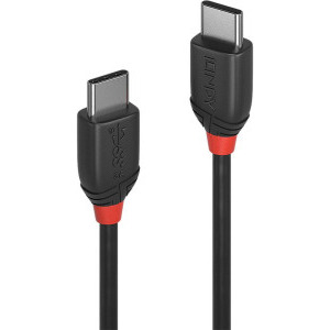 Cablu periferice LINDY USB 3.2 tip C Male - USB 3.2 tip C Male, 1m, 20V/3A, negru