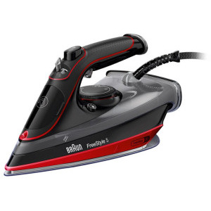 Braun Fier de calcat FreeStyle 5 SI5057RD, 2700W, 50g/min, Negru/Rosu