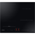 Plita incorporabila Samsung NZ64B6056GK/U2, 4 zone de gatit, Vitroceramica, Flex Zone Plus, 60 cm, Negru