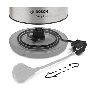 Bosch TWK3P420, 2400 W, 1.7 L, Argintiu