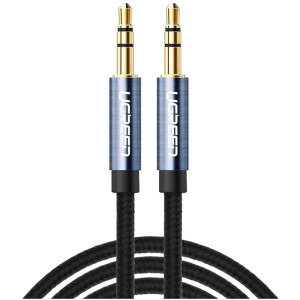 Ugreen AV112, Jack 3.5 mm Male - Jack 3.5 mm Male, 2m, negru-albastru