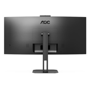 AOC CU34V5CW/BK 34 inch UWQHD VA 1 ms 100 Hz Webcam USB-C FreeSync