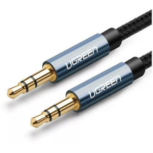 Ugreen AV112, Jack 3.5 mm Male - Jack 3.5 mm Male, 1.5m, negru-albastru