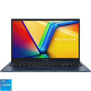 Laptop ASUS 15.6 Vivobook 15 A1502VA, FHD, Procesor Intel® Core™ i5-13420H (12M Cache, up to 4.60 GHz), 16GB DDR4, 1TB SSD, Intel UHD, No OS, Quiet Blue