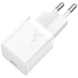 Baseus GaN5, 1x USB-C, Fast Charger 30W, White