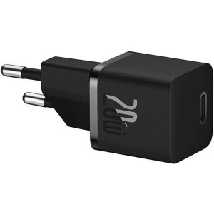 Baseus GaN5, 1x USB-C, Fast Charger 20W, Black