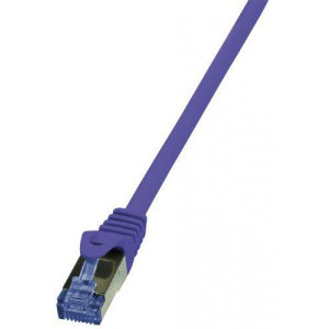 Logilink CAT6a Patch Cable S/FTP 5 m LSZH Purple