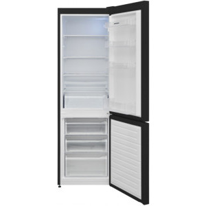 Heinner HC-V2681BKE++, 268 L, Less Frost, Clasa E, Control mecanic, Iluminare LED, 170 cm, Negru
